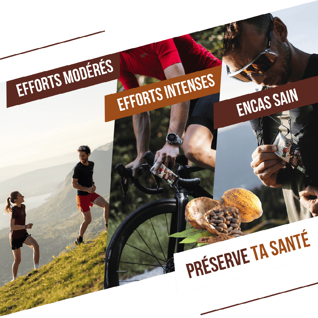 Barres Énergétiques : chocolat - noisette Baouw Herboristerie bio du vieux Nice
