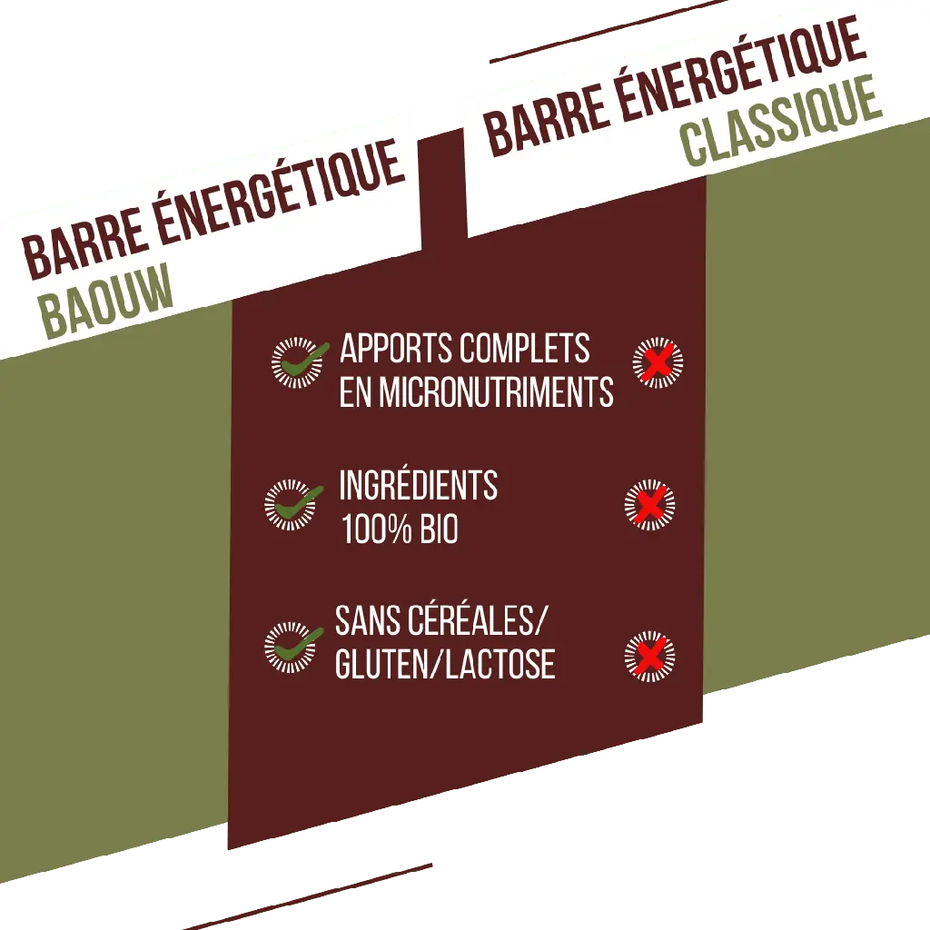 Barres Énergétiques : olive - cajou Baouw Herboristerie bio du vieux Nice