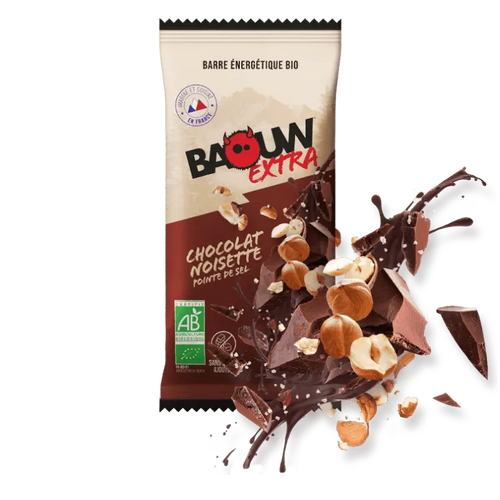 Barres Énergétiques : chocolat - noisette Baouw Herboristerie bio du vieux Nice