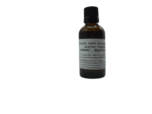 Teinture mère biologique de Bardane NICE ORGANIC herboristerie bio