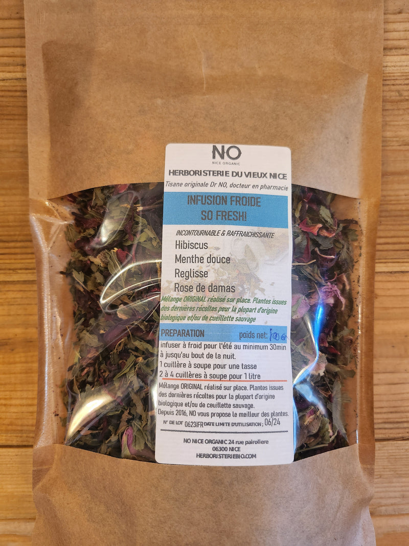 SO FRESH , la tisane du mois de l'herboristerie du vieux Nice