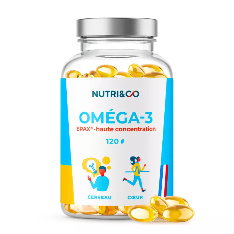 Oméga 3 - EPAX haute concentration 120 gélules Nutri&Co