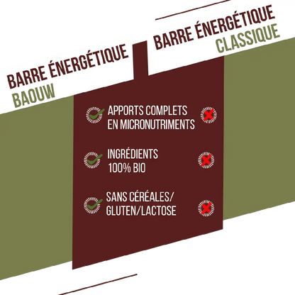 Barres Énergétiques : olive - cajou Baouw Herboristerie bio du vieux Nice