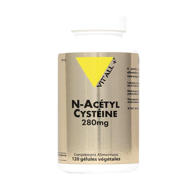 N-Acétyl Cystéine 280mg boite de 120 gélules Vit'All+