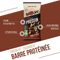 Barres Protéinées : chocolat - cacahuète Baouw NICE ORGANIC herboristerie bio