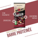 Barres Protéinées : fruits rouges - cajou Baouw NICE ORGANIC herboristerie bio