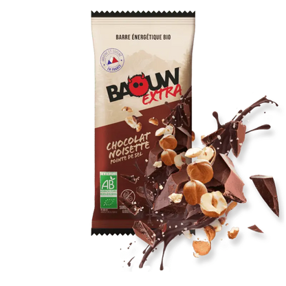Barres Énergétiques : chocolat - noisette Baouw Herboristerie bio du vieux Nice