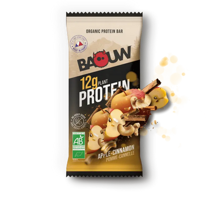 Barres Protéinées : pomme-canelle Baouw Herboristerie bio du vieux Nice