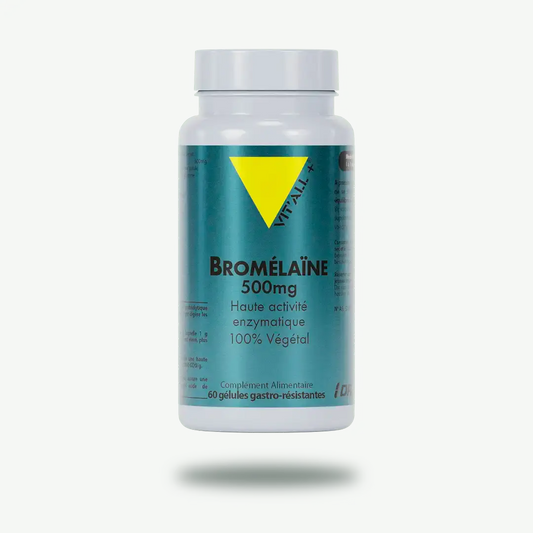 Bromelaine 500mg Haute activité enzymatique 100% végétal Vit'All+ Herboristerie bio du vieux Nice