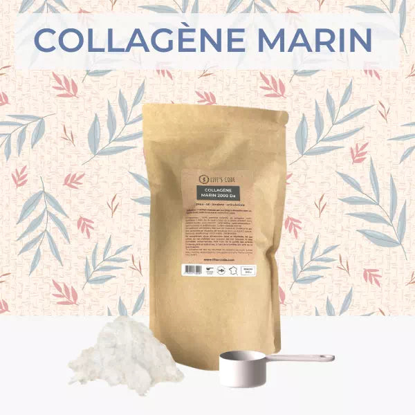 Collagène marin hydrolysé type 1 – peptides 2000 daltons life's code