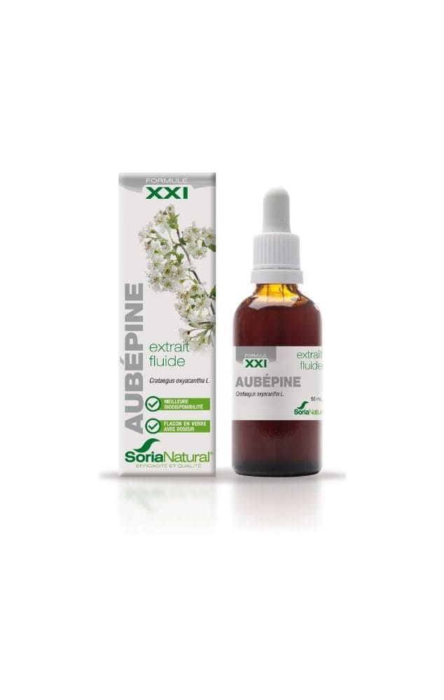 Soria Natural Aubépine Extrait Fluide 50ml NICE ORGANIC herboristerie bio