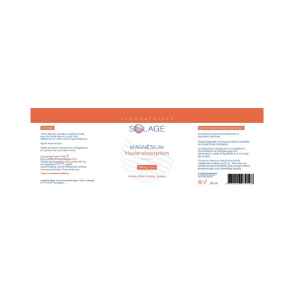 Magnésium liposomal liquide Herboristerie bio du vieux Nice