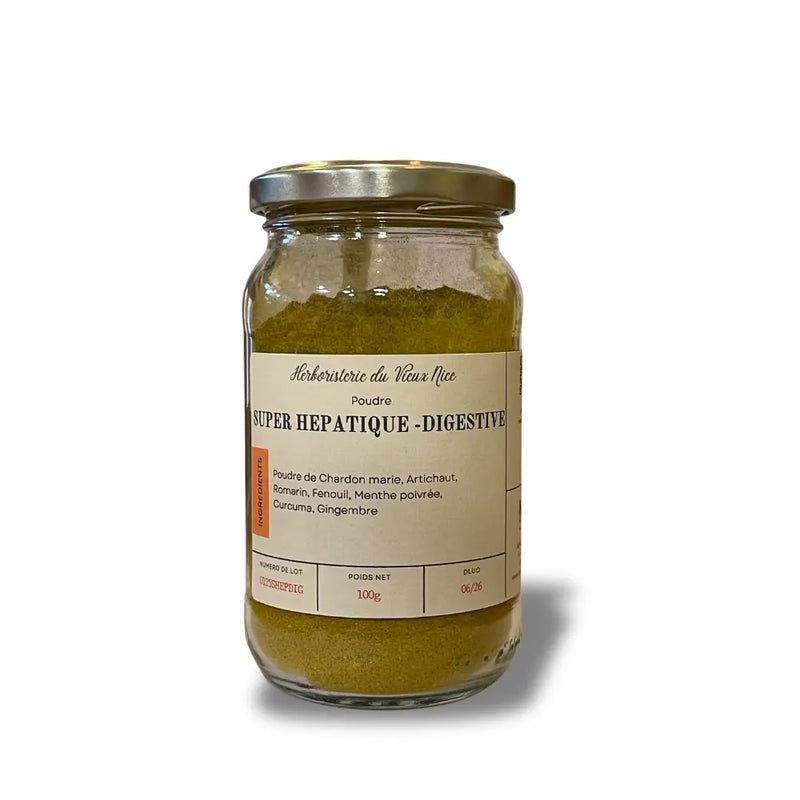 Poudre super hépatique digestive 100 g NICE ORGANIC herboristerie bio