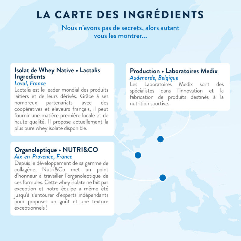 Whey Isolate Native Sans Arôme Nutri&Co