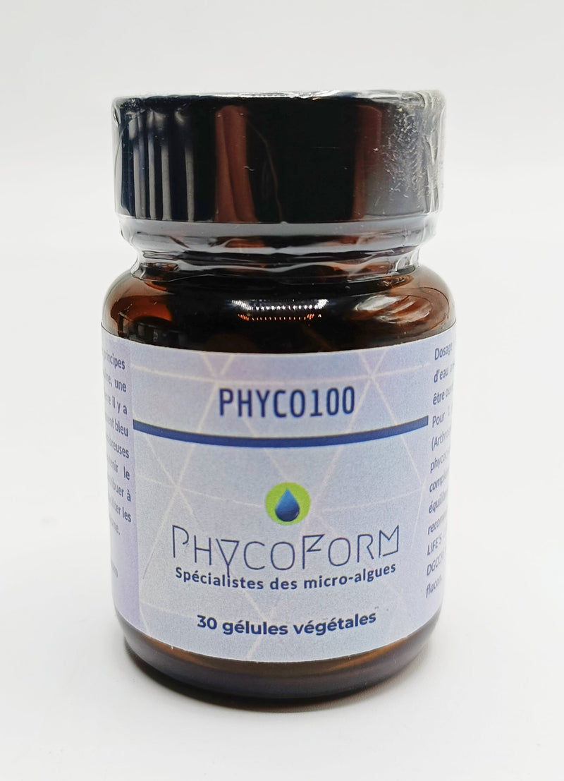 phycoyanine format 3 mois concentré 100 mg boite de 90