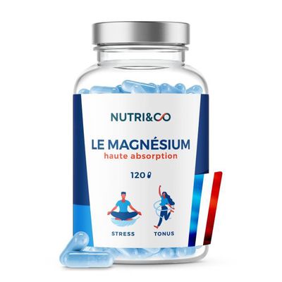 Magnesium haute absorption 120 gélules